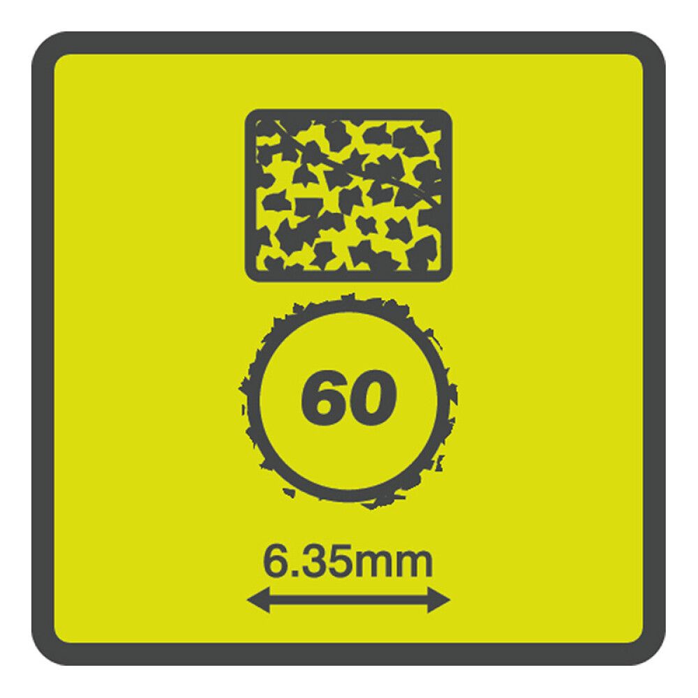 Lihvlintide komplekt Ryobi RAR601-10 K60 10 tk