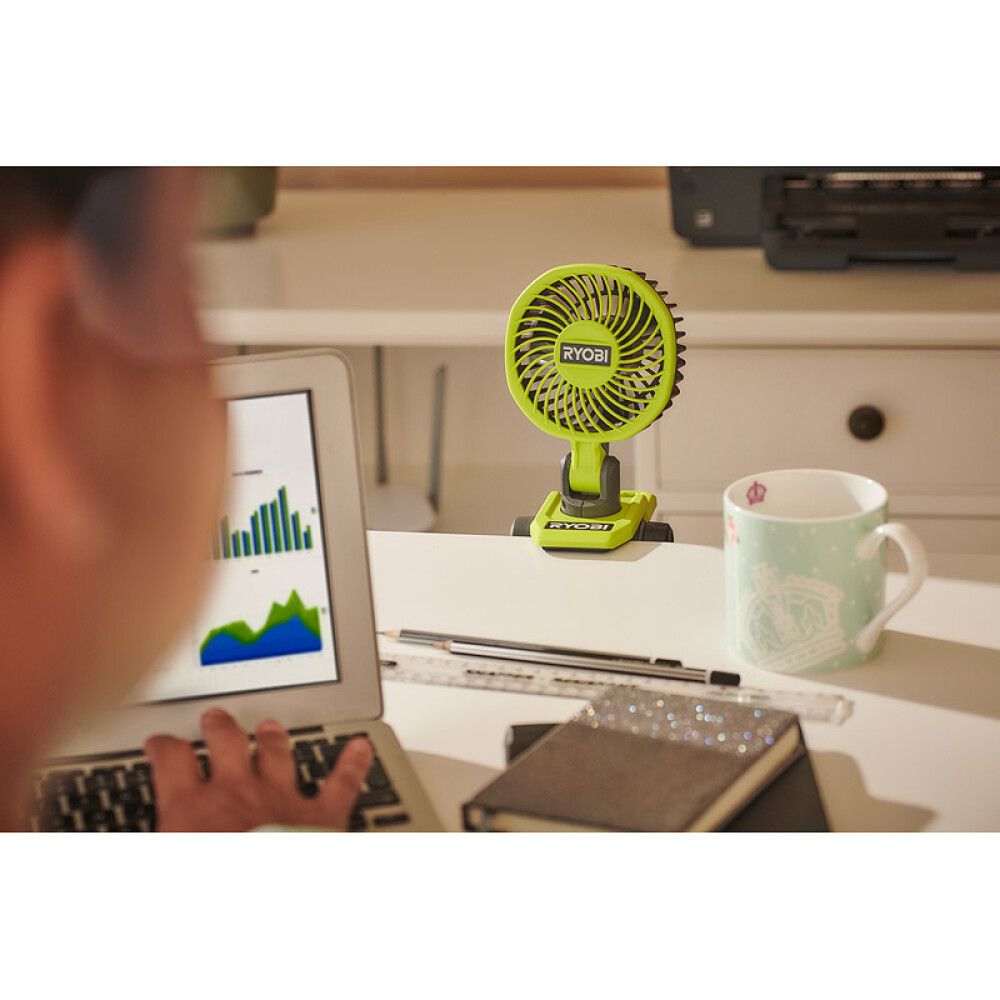 Ventilaator Ryobi USB Lithium RCF4-0