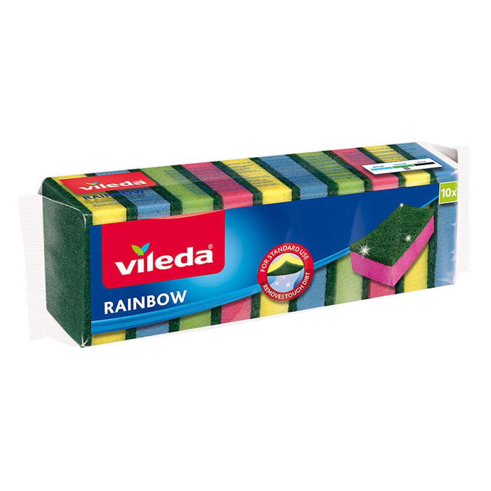 Svammid Vileda Rainbow 10 tk/pk