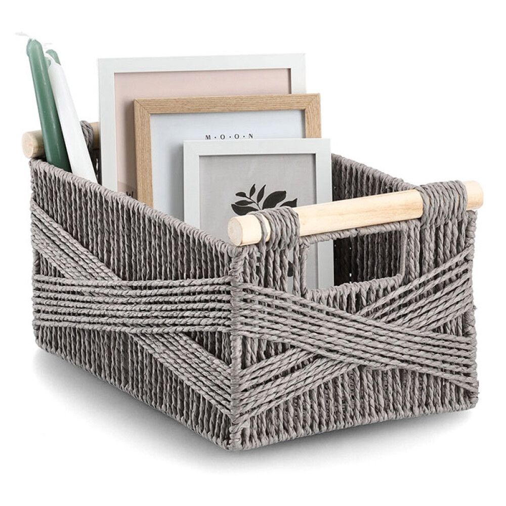 Säilituskorv Zeller 33 x 22 x 16 cm, hall