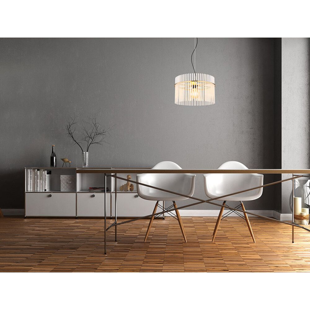 Rippvalgusti Globo Gorley Ø40cm kuldne