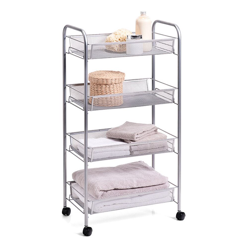 Riiul ratastel 42,5 x 83,5 x 26 cm