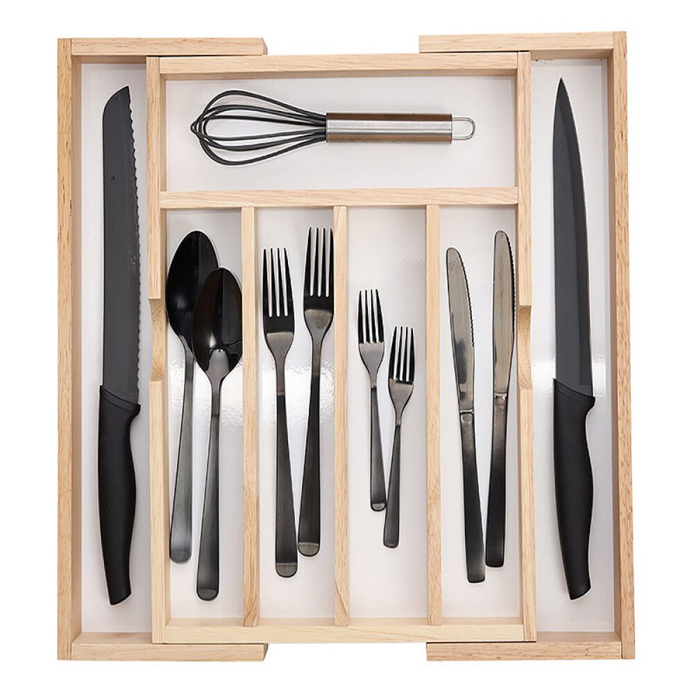 Söögiriistade hoidja Zeller kummipuu 31,5-50 x 38 x 6 cm