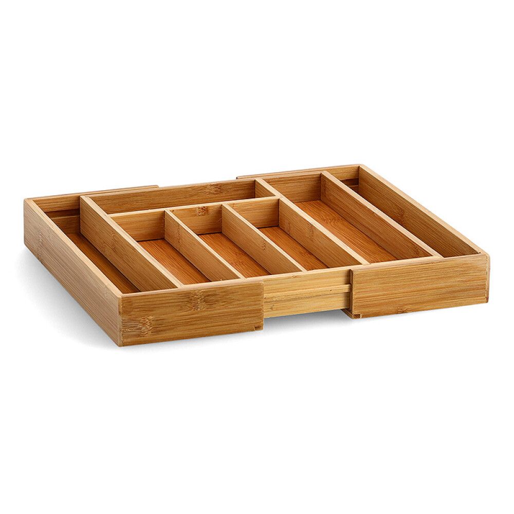 Söögiriistade hoidja Zeller bambus 29-40 x 33,5 x 5,5 cm