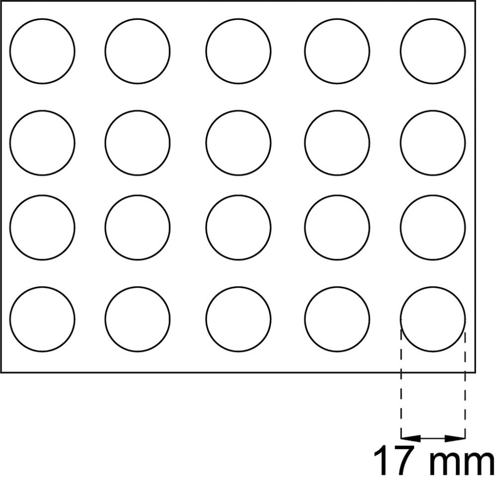 Uksestopper Habo 5017 must 20 tk