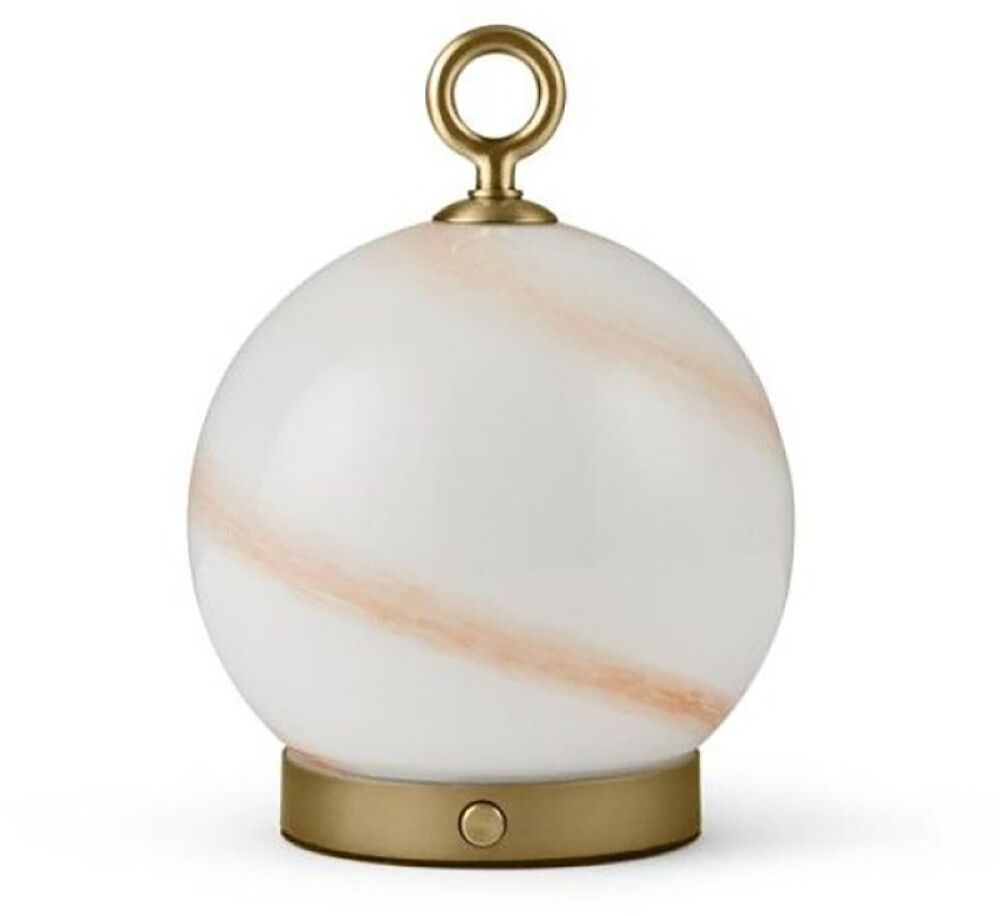 Lauavalgusti Halo Design Stockholm Ø 15, pruun marmor akuga