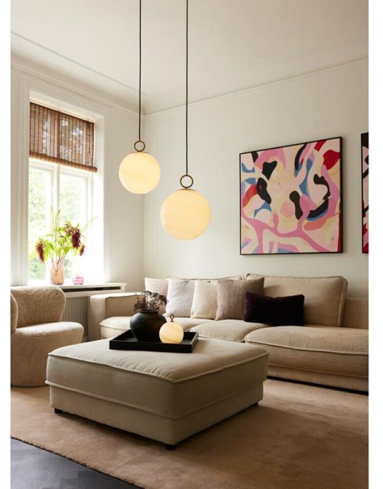 Lauavalgusti Halo Design Stockholm Ø 15, pruun marmor akuga