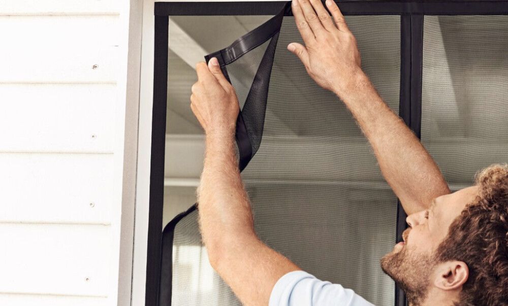 Uksevõrk magnetiga Tesa 100 x 220 cm