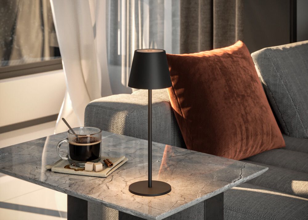 Välilauavalgusti  Starlux Paola must