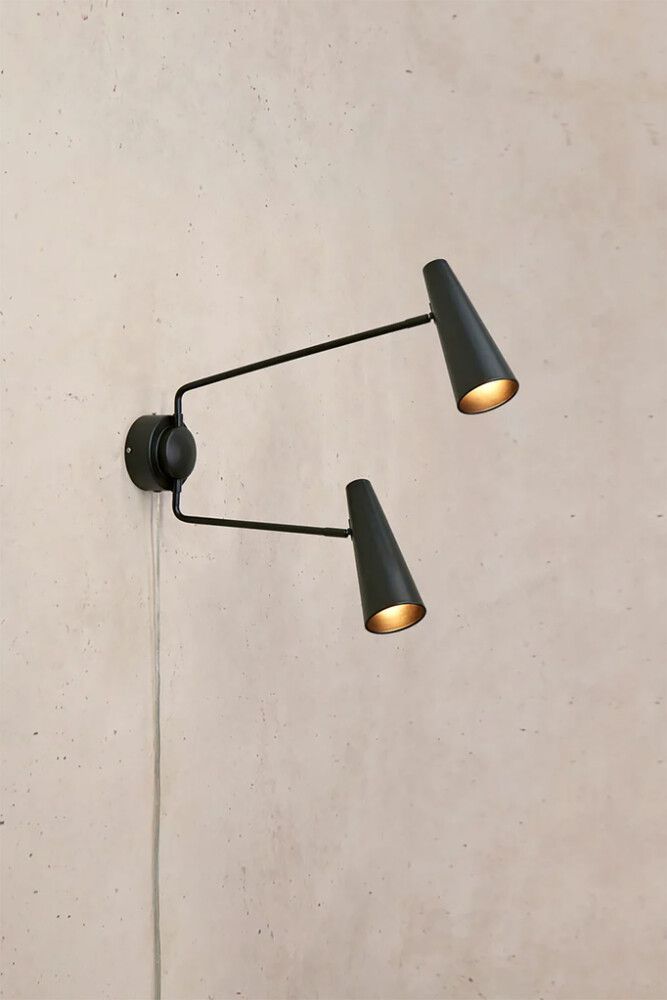 Seinavalgusti Markslöjd Peak 2-os Must