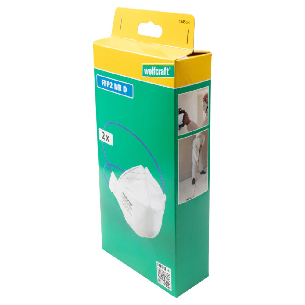 Respiraator Wolfcraft FFP2 2 tk