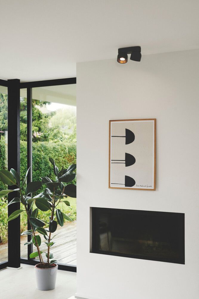 Kohtvalgusti Nordlux Pitcher 2-os valge Must