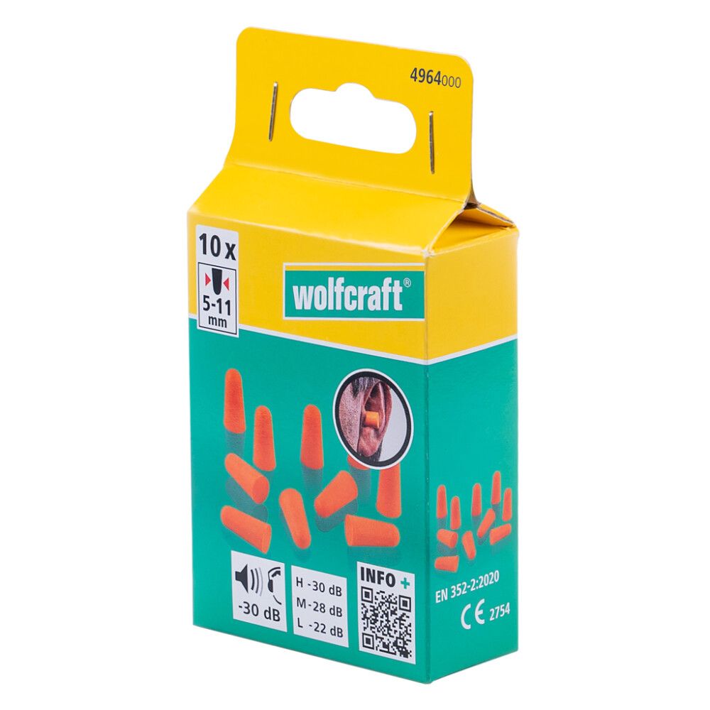 Kõrvatropid Wolfcraft 10 tk