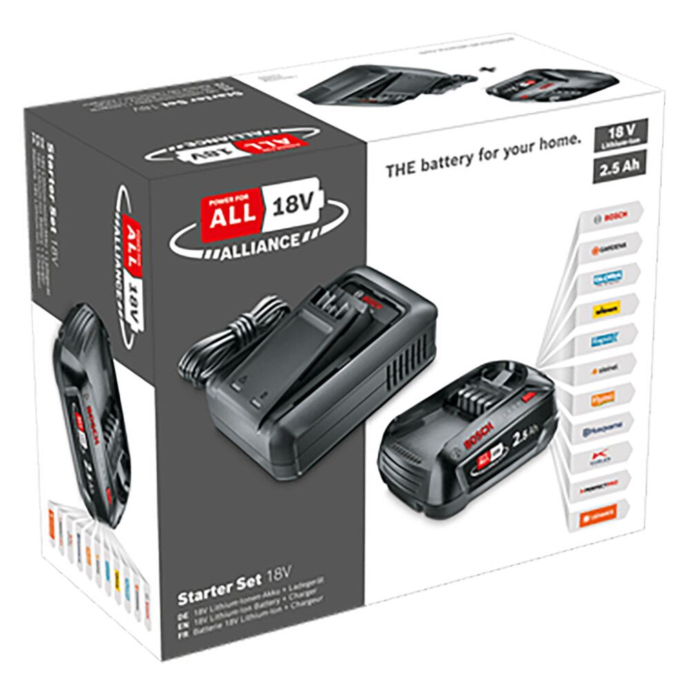 Aku ja laadija Bosch 2,5 Ah + AL 18V-44