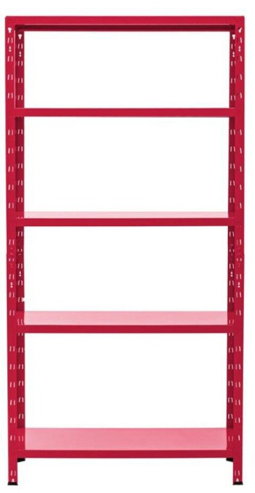 Metallriiul Regalux punane 180 x 90 x 40 cm