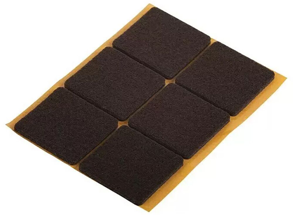 Mööblivilt Fix-o-moll 32 x 32 mm pruun 6 tk