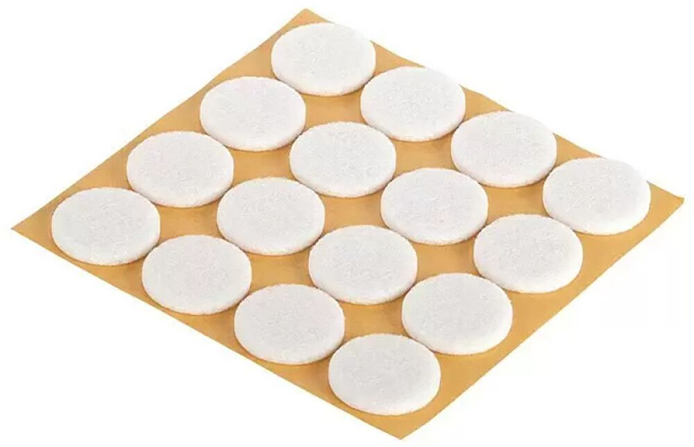 Mööblivilt Fix-o-moll 22 mm valge 16 tk