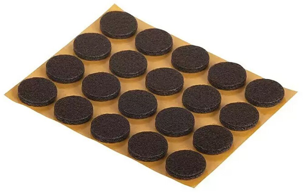 Mööblivilt Fix-o-moll 17 mm pruun 20 tk