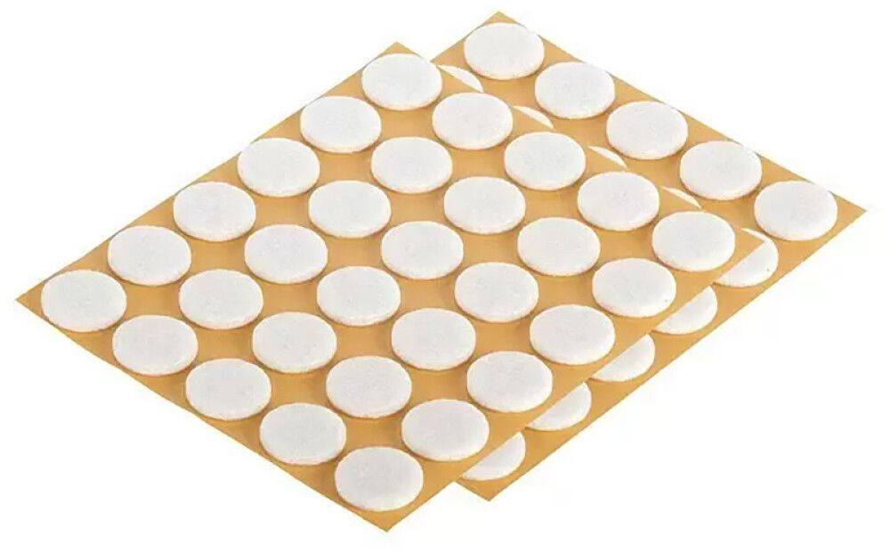 Mööblivilt Fix-o-moll 17 mm valge 60 tk