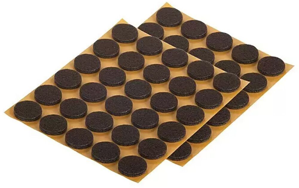 Mööblivilt Fix-o-moll 17 mm pruun 60 tk