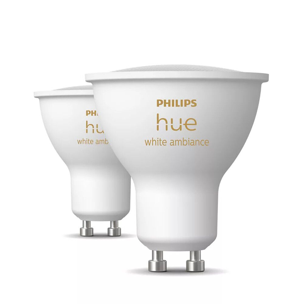 Nutilamp Philips Hue white ambiance GU10 2 tk/pk
