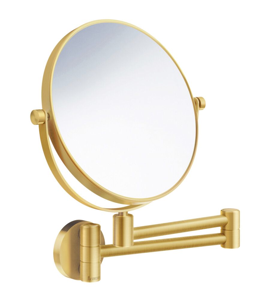 Kosmeetikapeegel Smedbo Outline FV445S harjatud messing Ø 20 cm