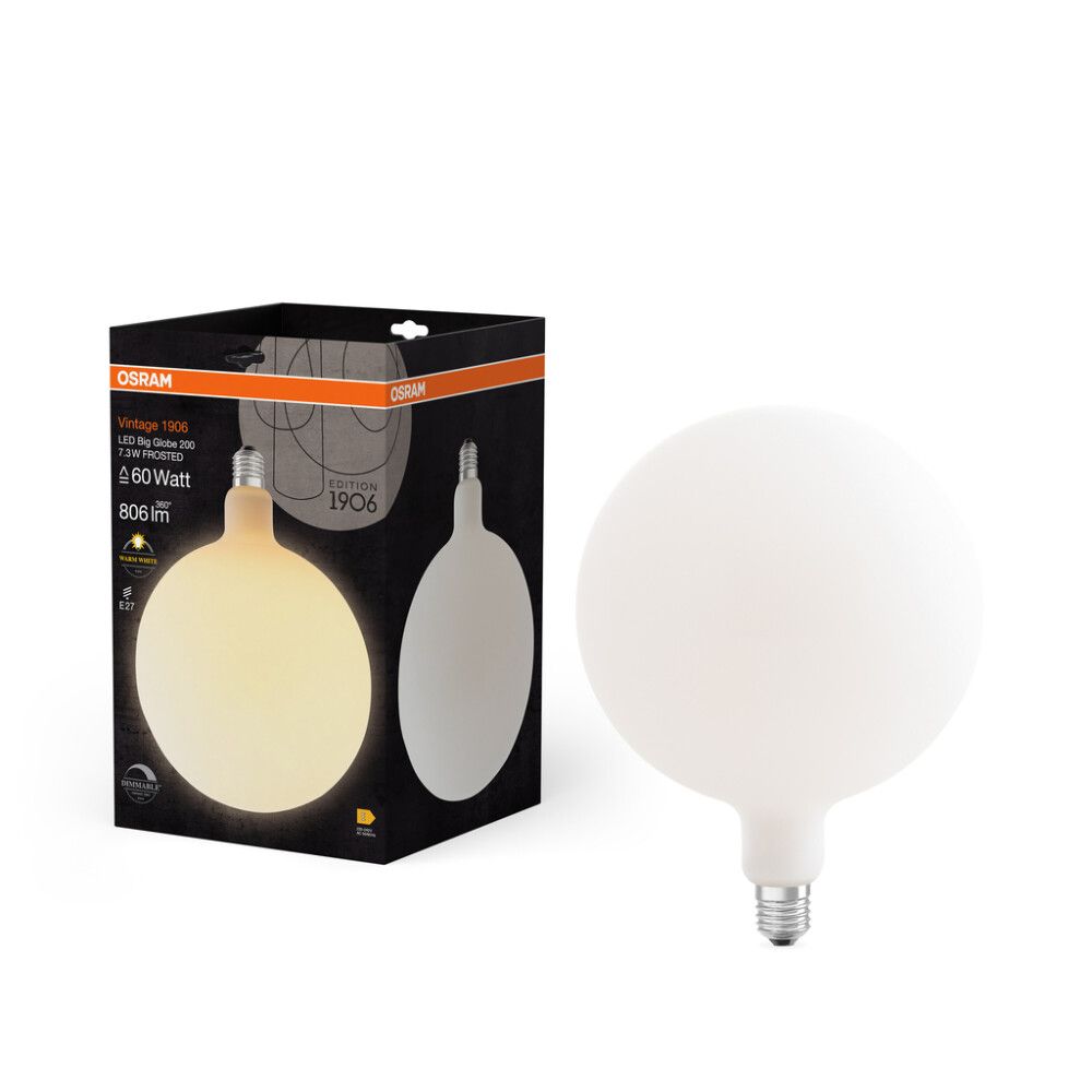LED lamp Osram Vintage 1906 Big Globe 200, matt