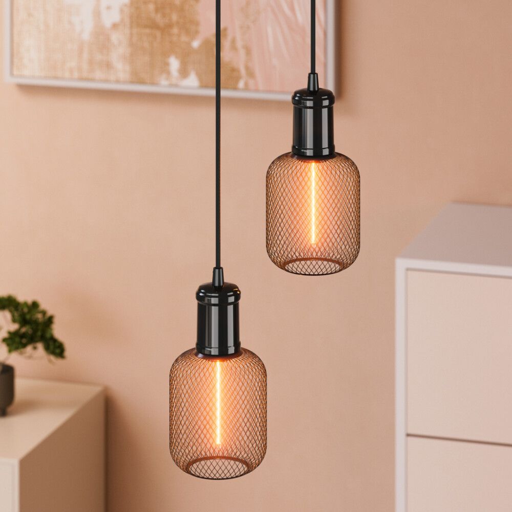 Led-lamp Osmar Decor Straw Square 100 E27 110 lm 1800 K, must