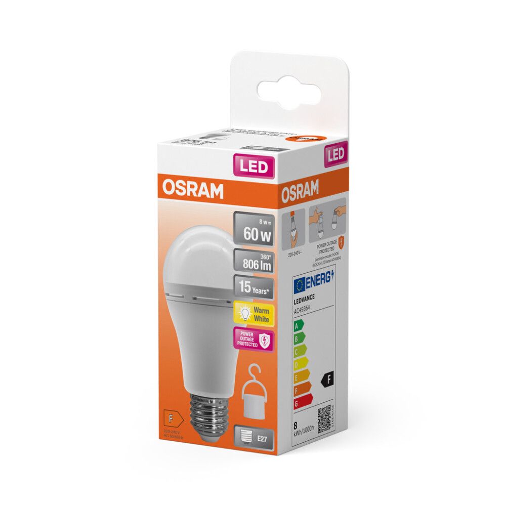 LED lamp Osram laetava akuga