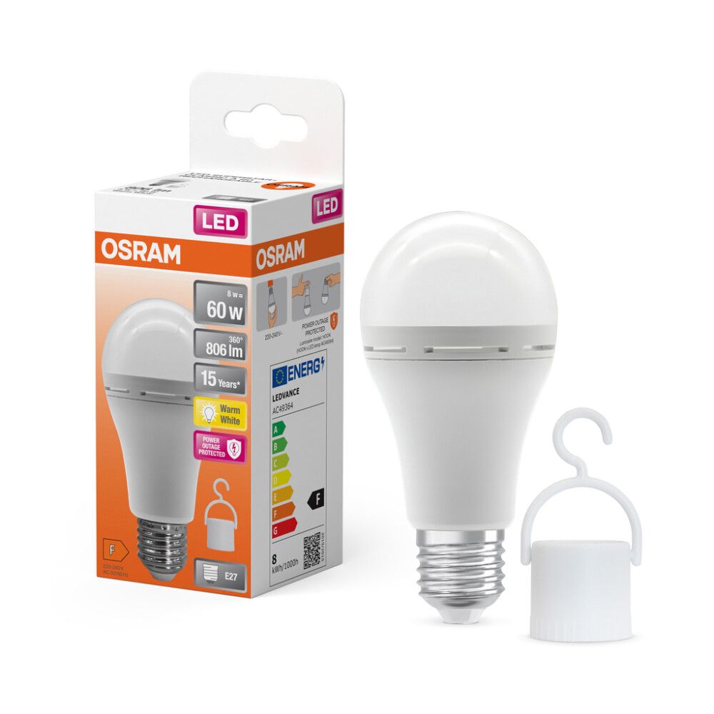 LED lamp Osram laetava akuga