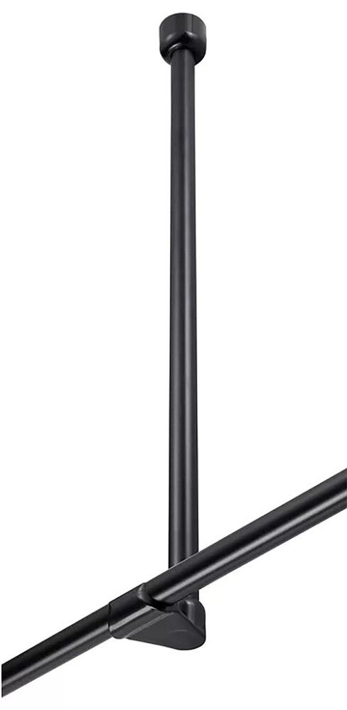 Laekinnitus dušikardinapuule Diaqua Basic Ø 2,2 x 60 cm Must