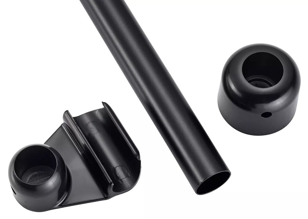 Laekinnitus dušikardinapuule Diaqua Basic Ø 2,2 x 60 cm Must