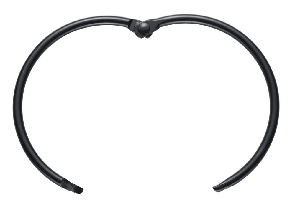 Dušikardina rõngad Diaqua Fares must Ø 55 mm 12 tk/pakk