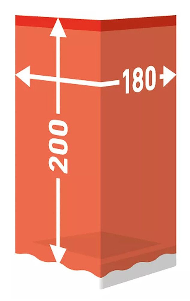 Dušikardin Peva Prisma hall/valge 180 x 200 cm