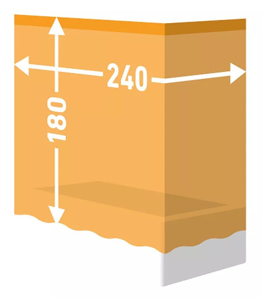 Dušikardin Diaqua tekstiil Dorian hall 180 cm 240 cm