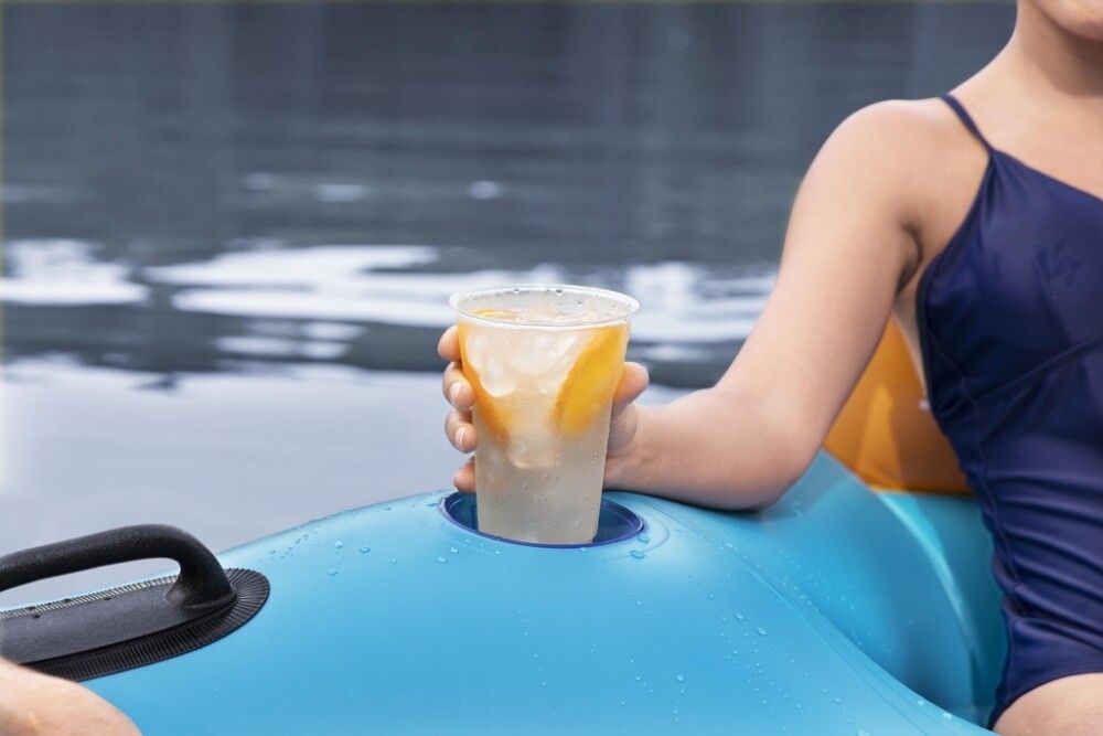 Ujumismadrats Bestway HydroForce Day Drifter Island 268 x 279 cm