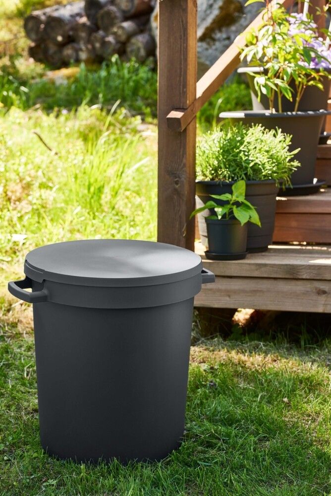 Kaas 30 l Orthex veenõule tumehall