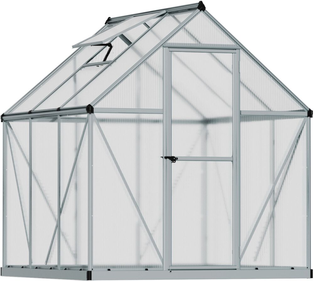 Kasvuhoone Palram-Canopia Mythos 3,4 m², hõbedane