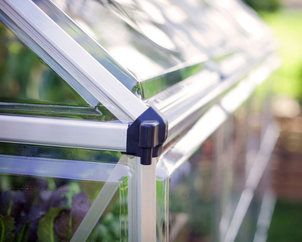 Kasvuhoone Palram-Canopia Harmony 4,6 m², hõbedane
