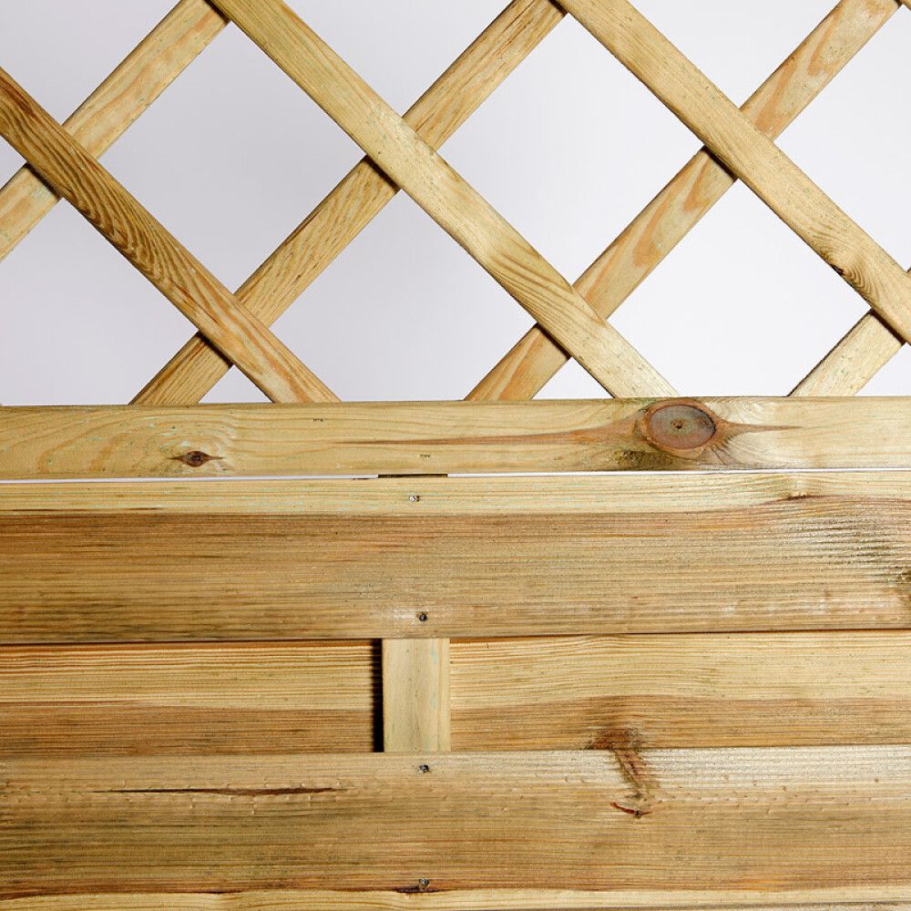 Aiaelement Nordic Fence Solid iluvõrega 180 x 165 cm