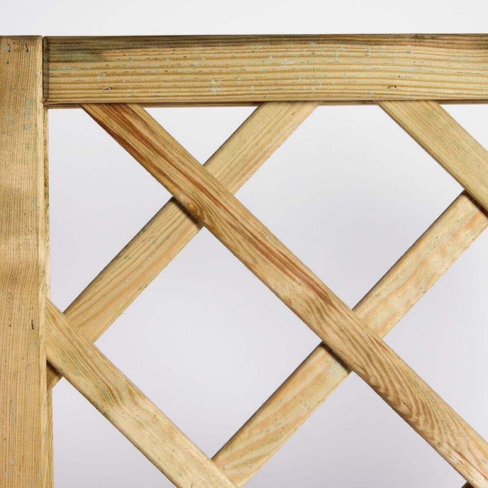 Aiaelement Nordic Fence Solid iluvõrega 180 x 165 cm