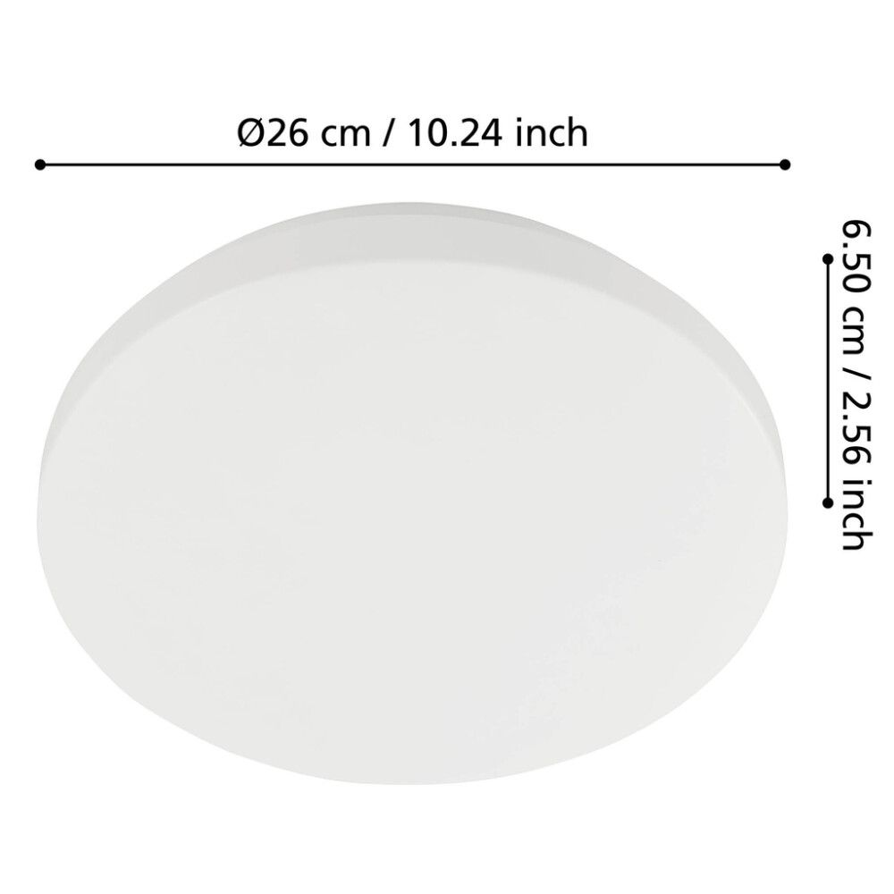Välisvalgusti  Eglo Approdo Ø 26 cm valge