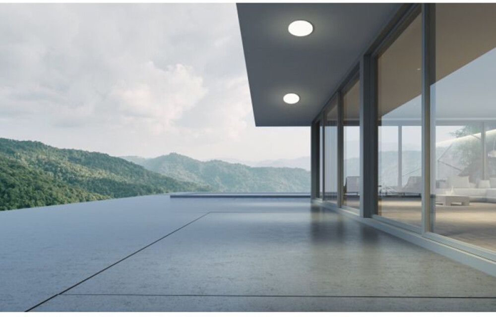 Välisvalgusti  Eglo Approdo Ø 31 cm IP54 valge