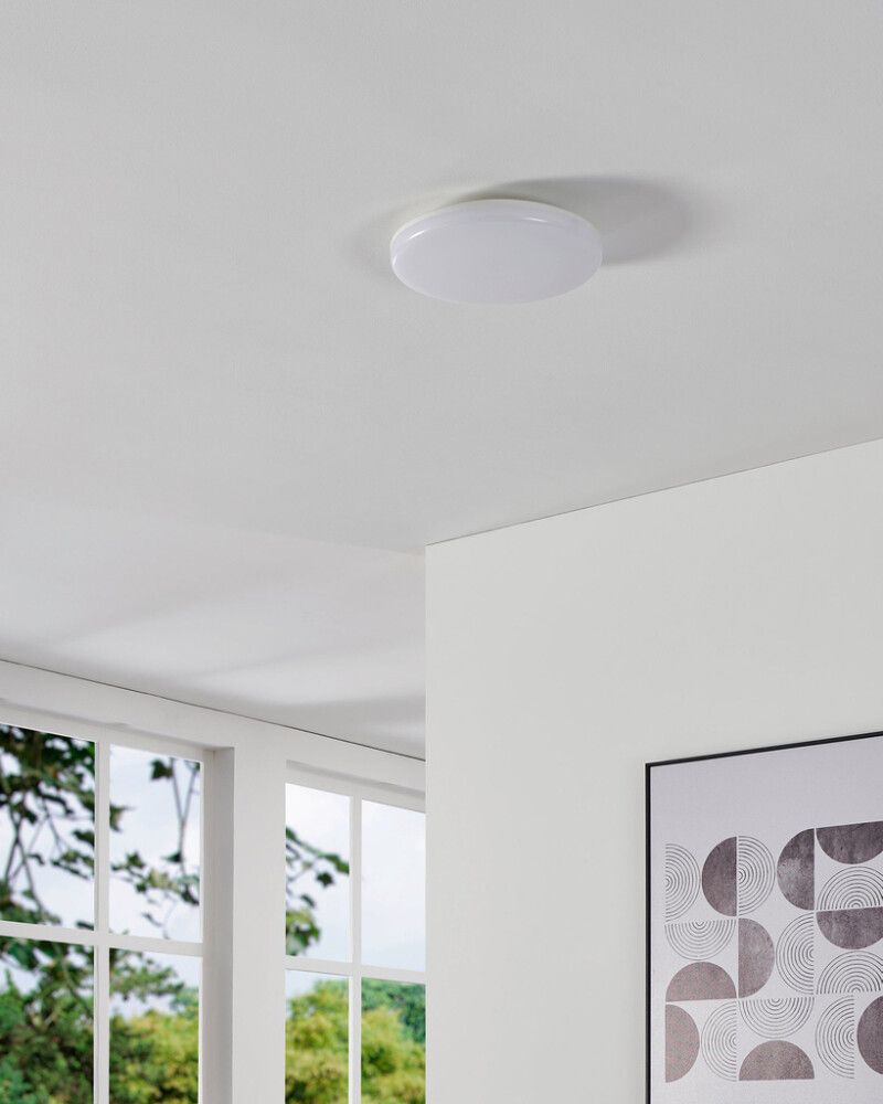 Välisvalgusti Eglo Castagneto Ø 31 cm valge IP54