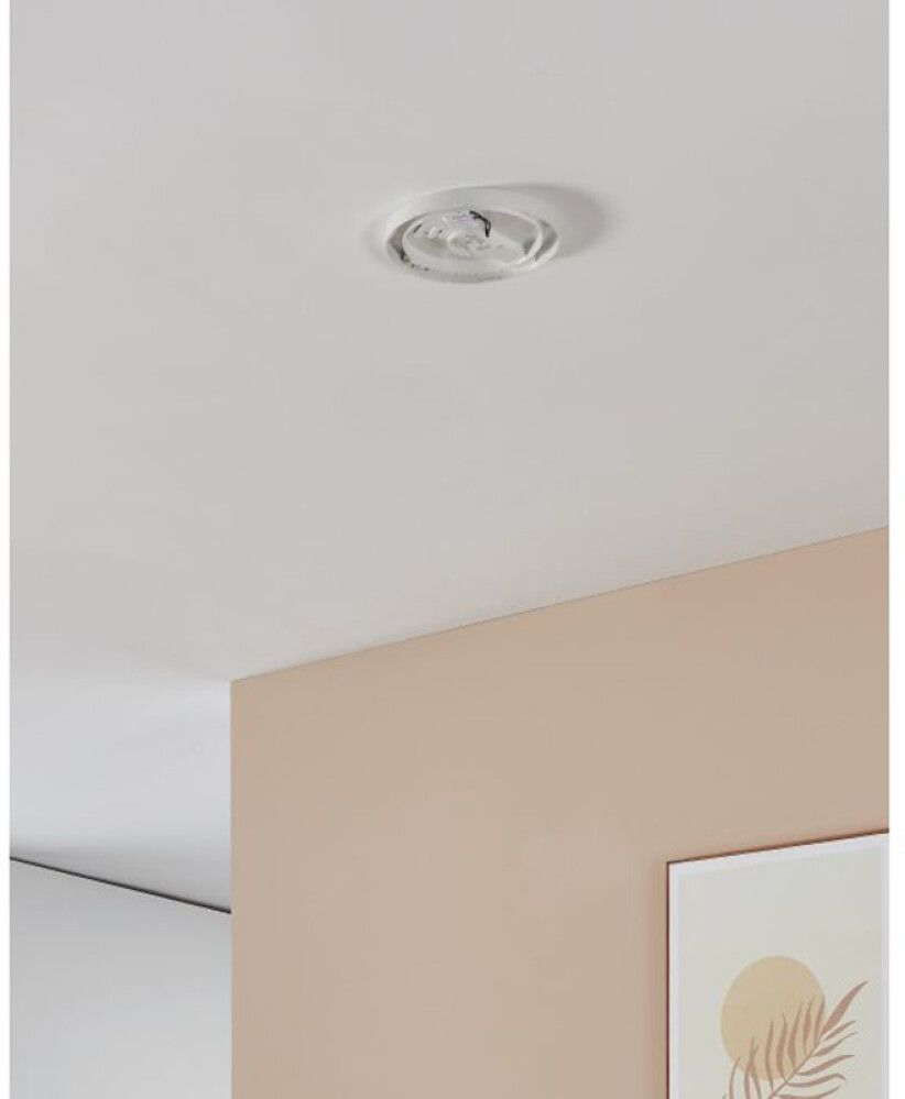 Paigaldusalus Eglo Castagneto Ø 20 cm valge IP44