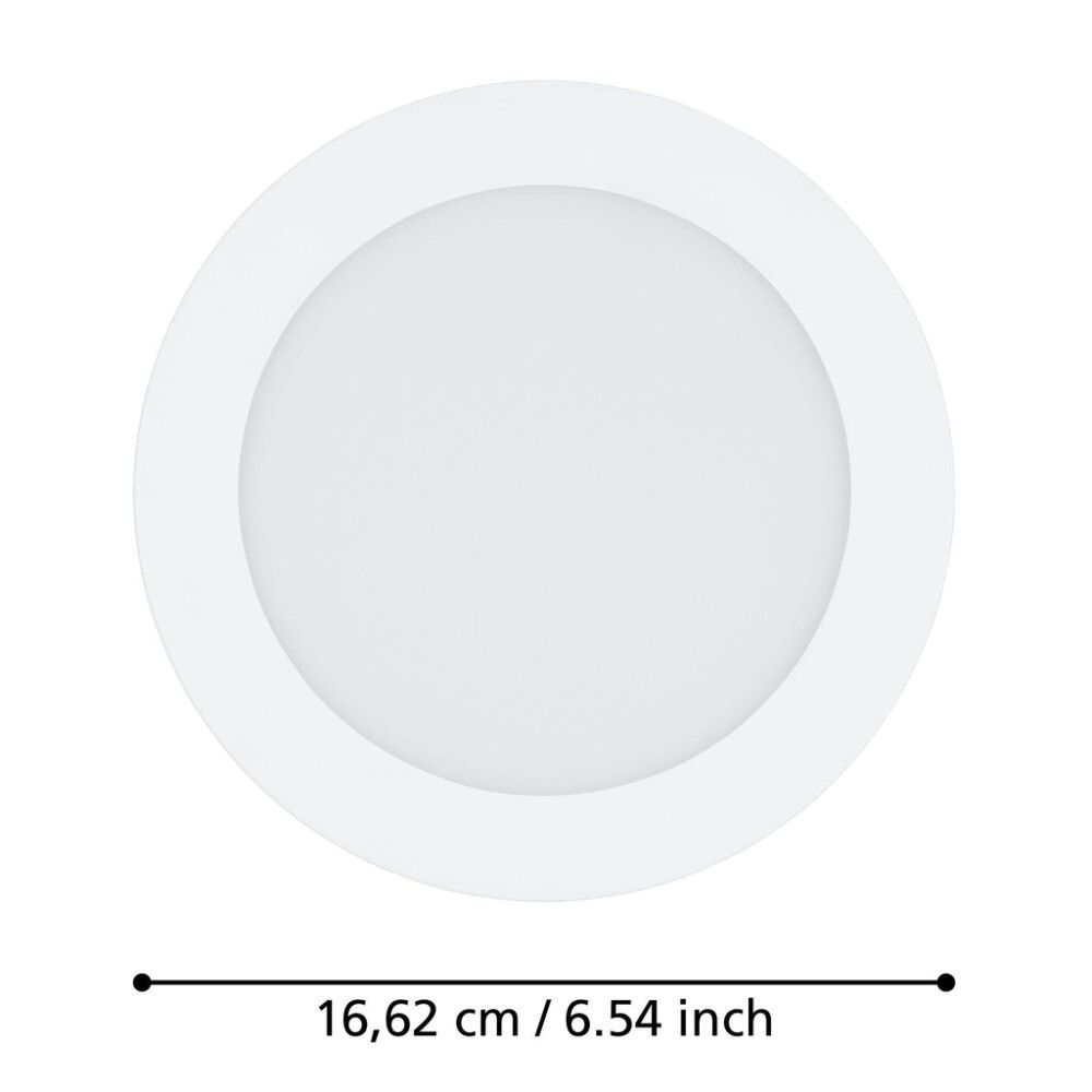 Süvistatav LED-kohtvalgusti Eglo Connect Fueva-Z Ø 16,5 cm valge