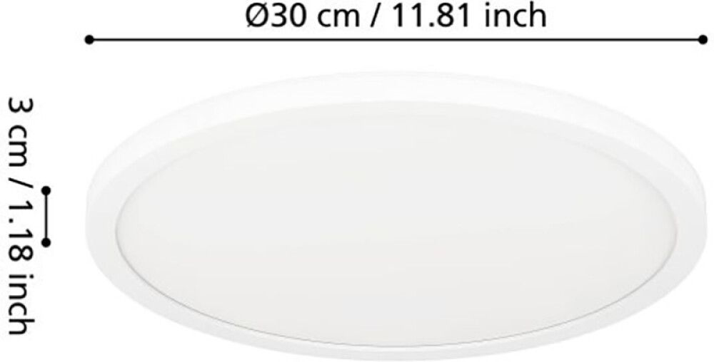 Välisvalgusti Eglo Minerario Ø 30 cm IP54