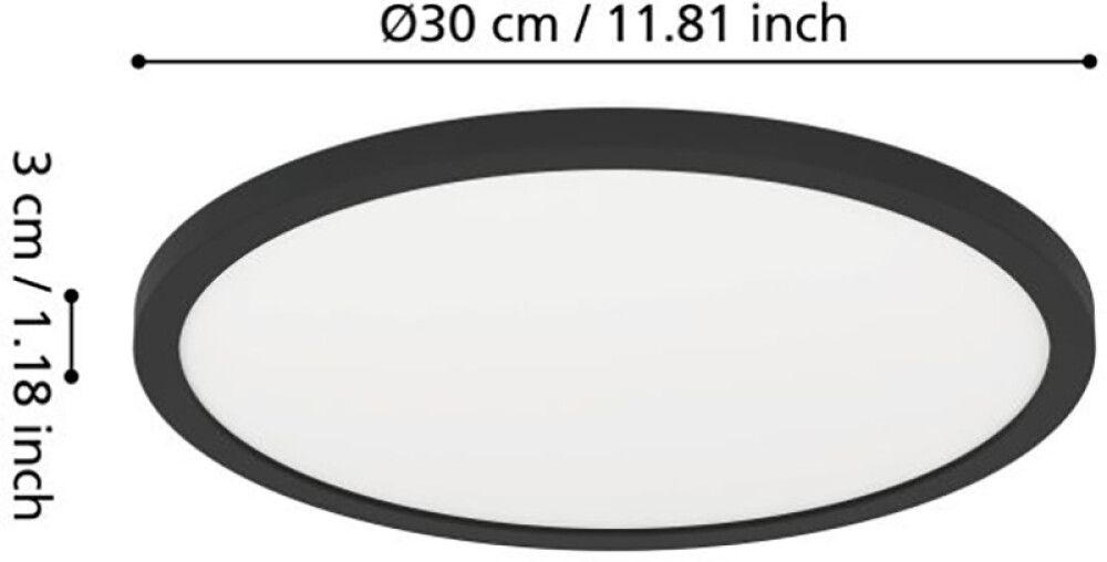 Välisvalgusti Eglo Minerario Ø 30 cm IP54