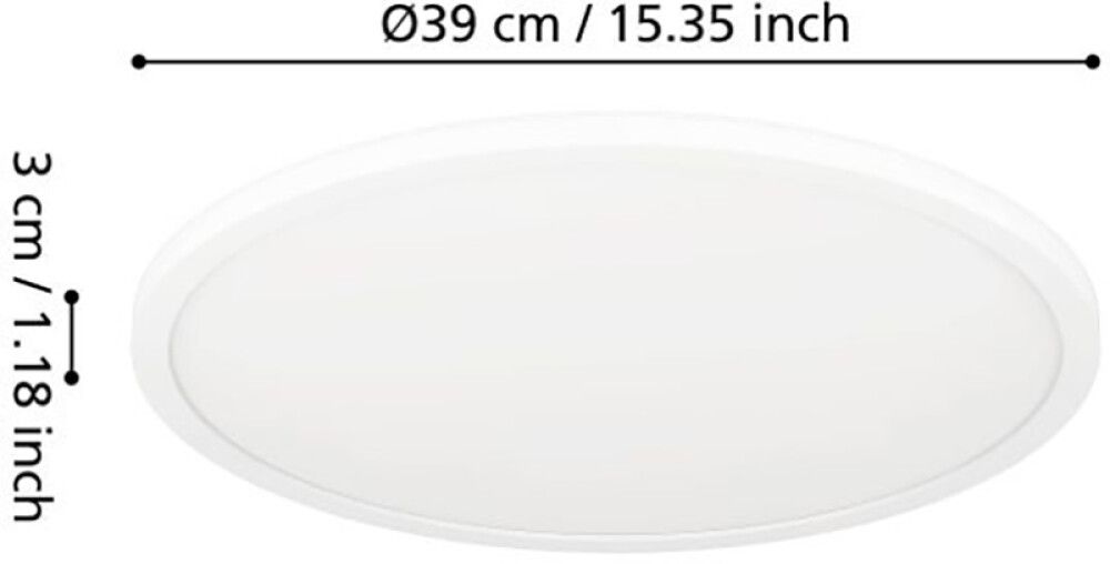 Välisvalgusti Eglo Minerario Ø 39 cm IP54