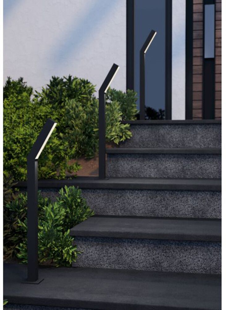 Postvalgusti Eglo Ugento 79 cm must/valge